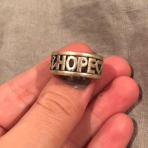 James Avery “Hope faith love” ring